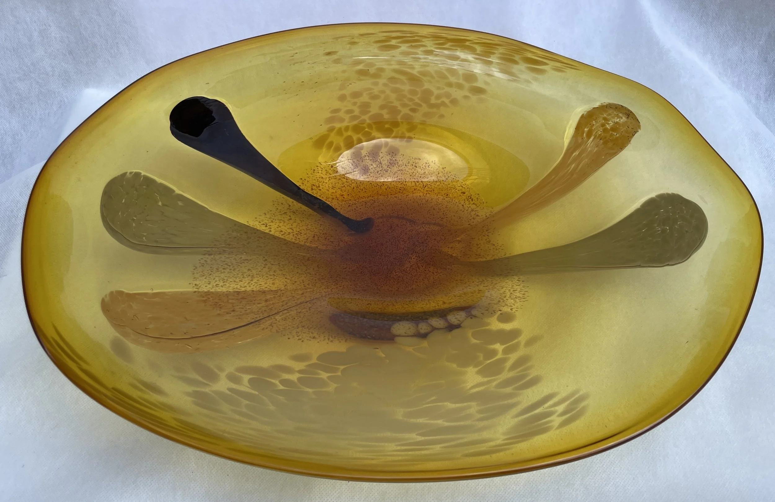 MNA81 - Coupe à fruits caramel goutte