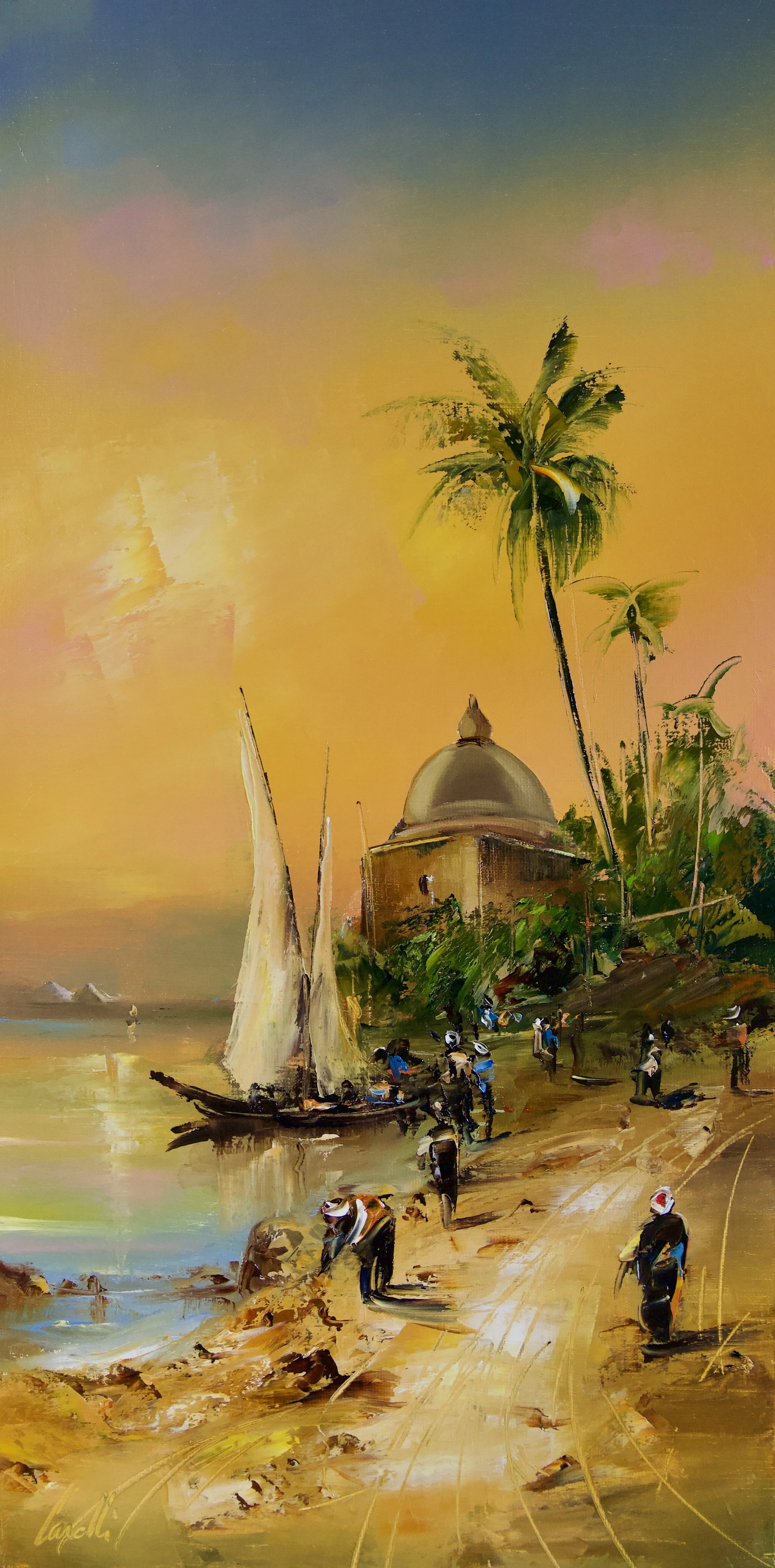 Le mausolé - Egypte - 40x80