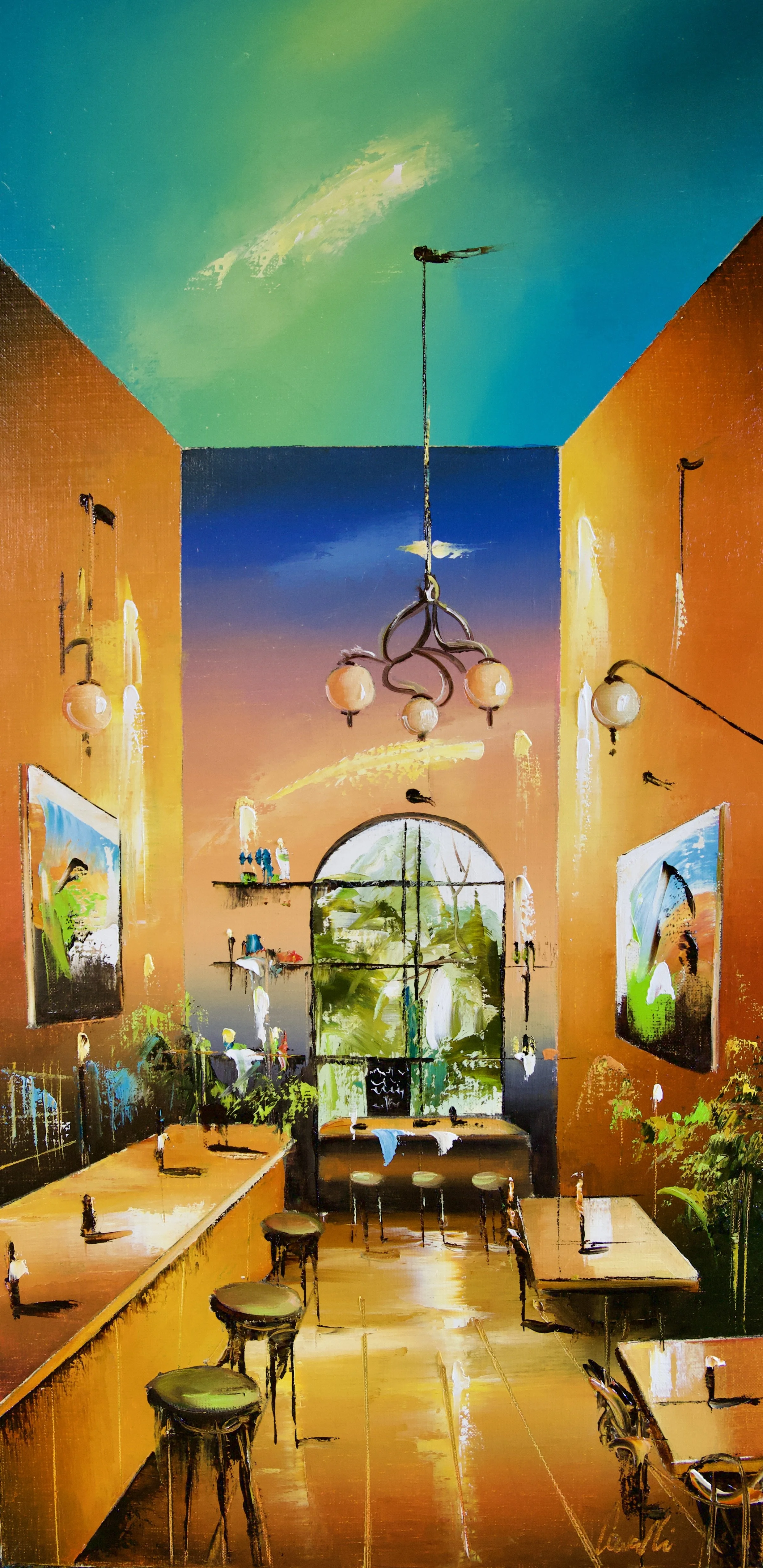 Le bistrot bohème - 40x80