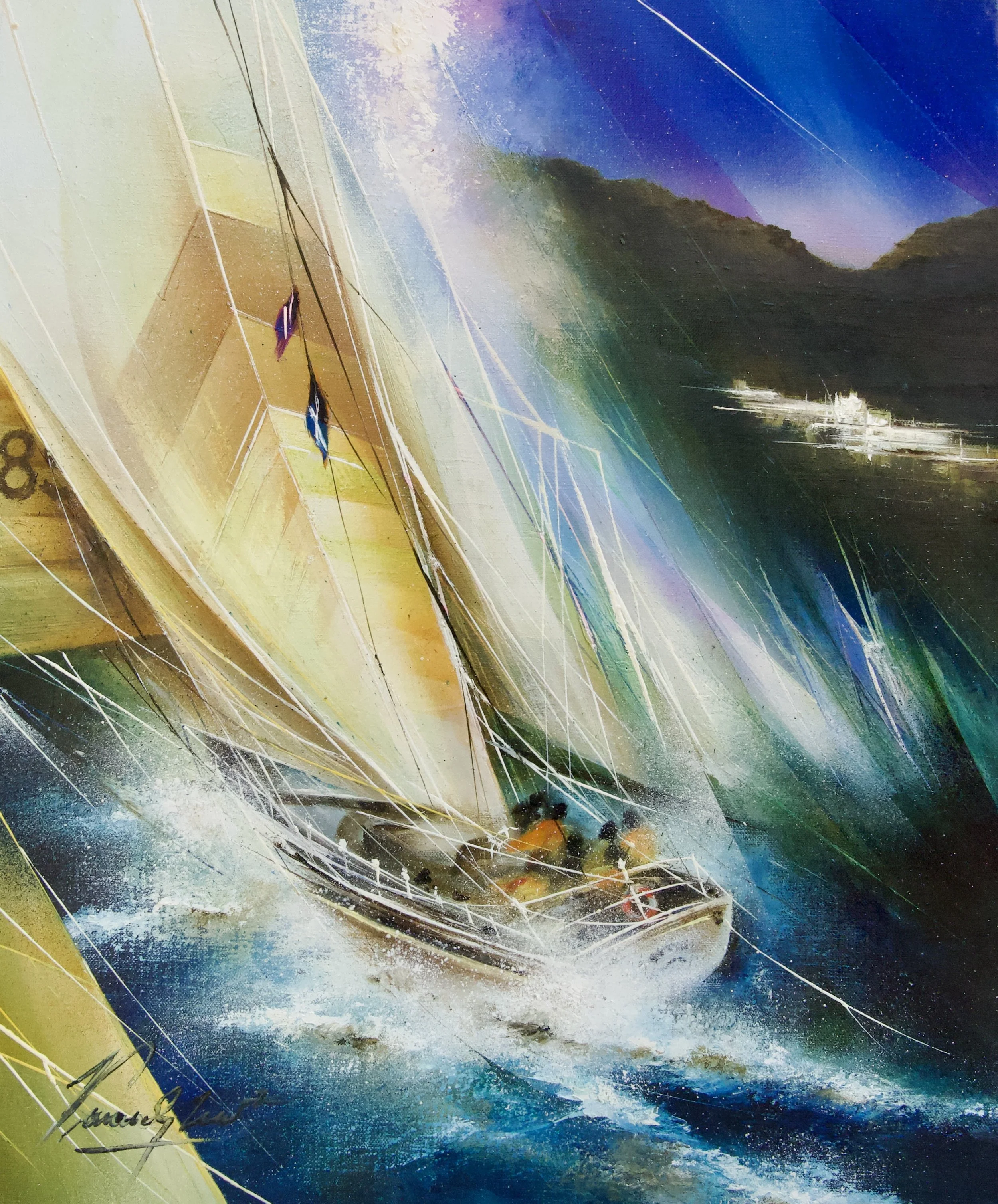 La voile jaune - 10F