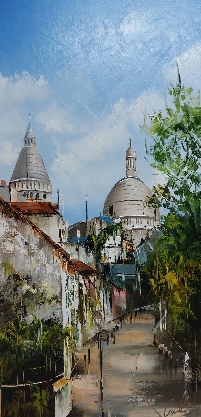 Balade sur la butte - 40x80