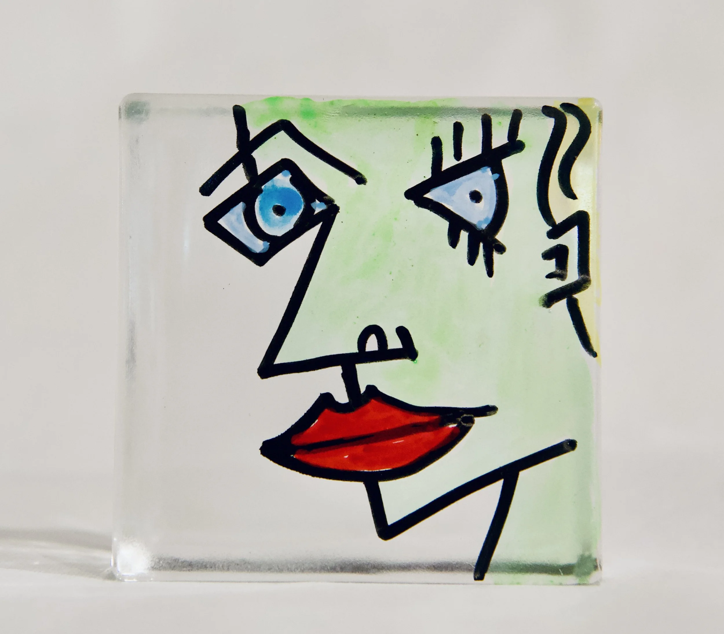 MNA41 - Bloc visage vert