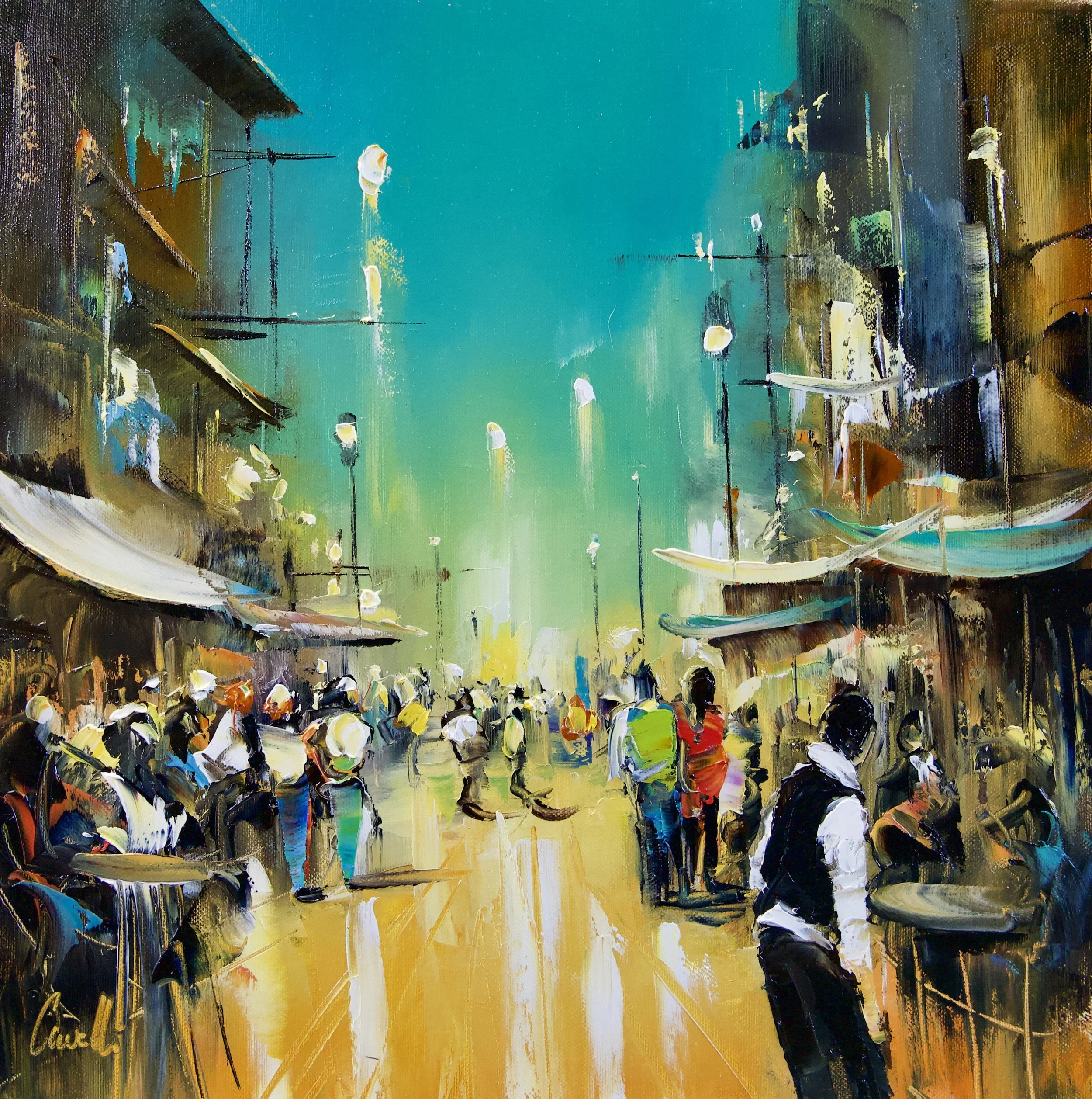 Soir de fête - 40x40