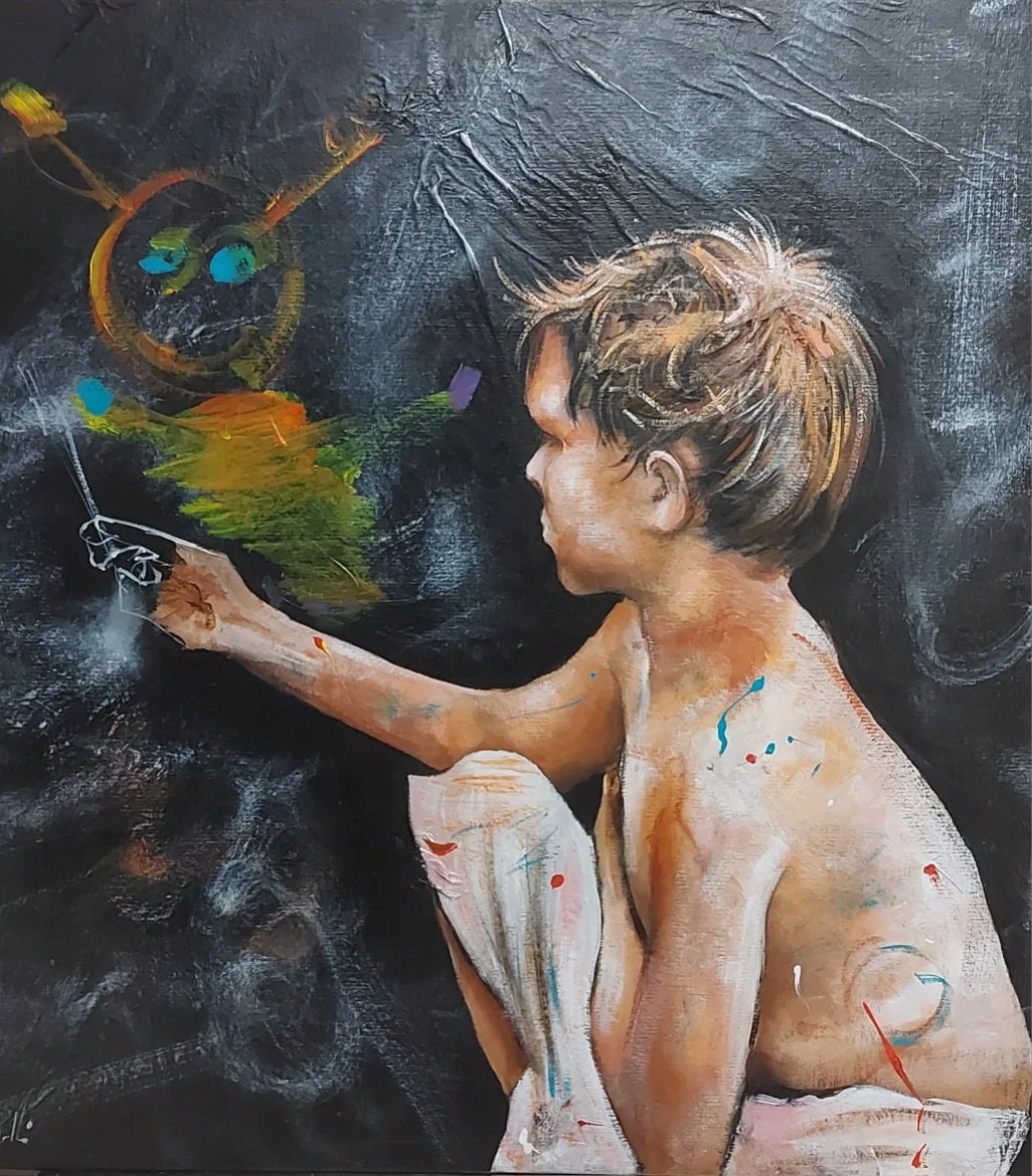 Le dessin - 70x70