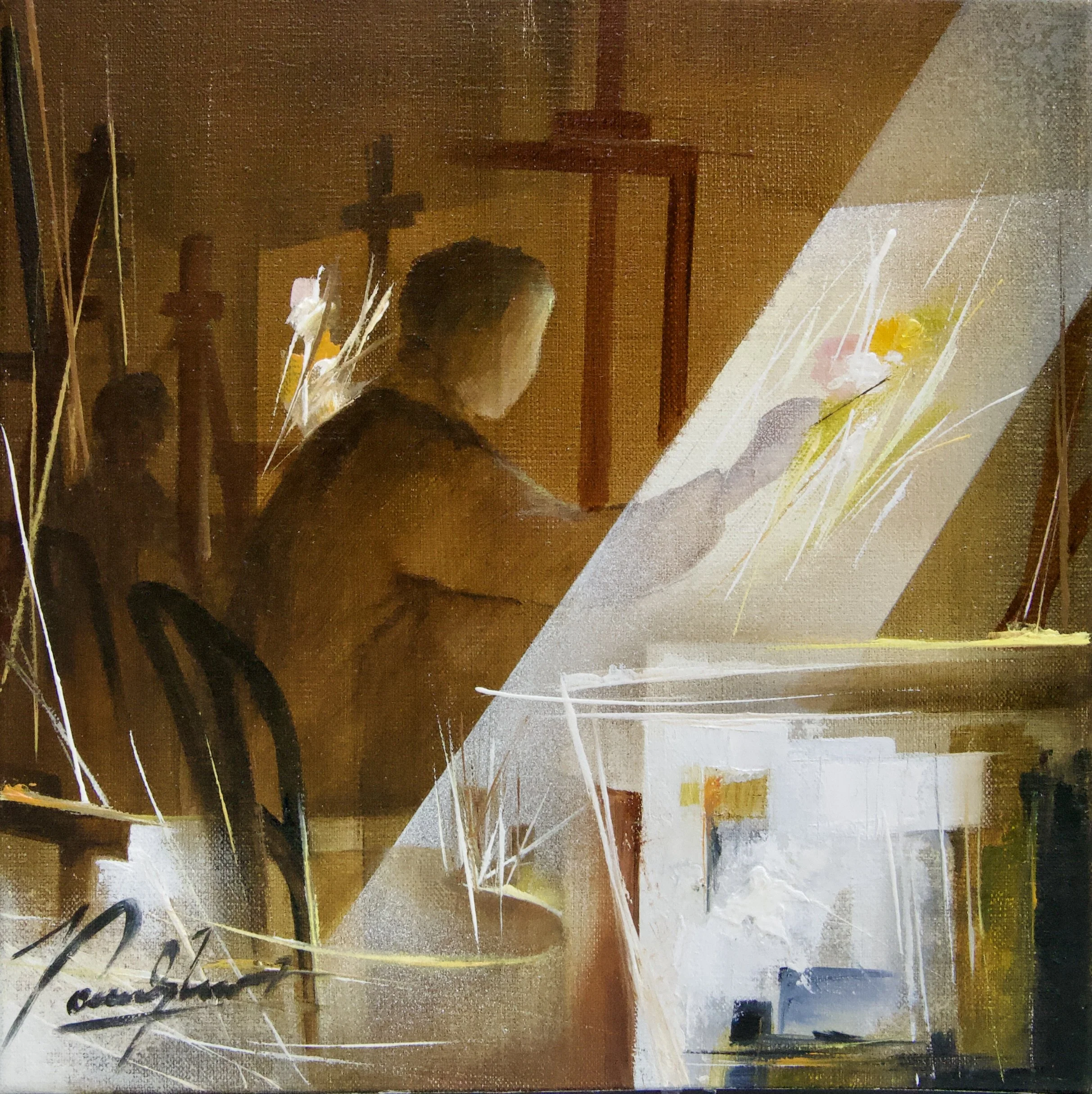 Vivre avec la peinture - 30x30