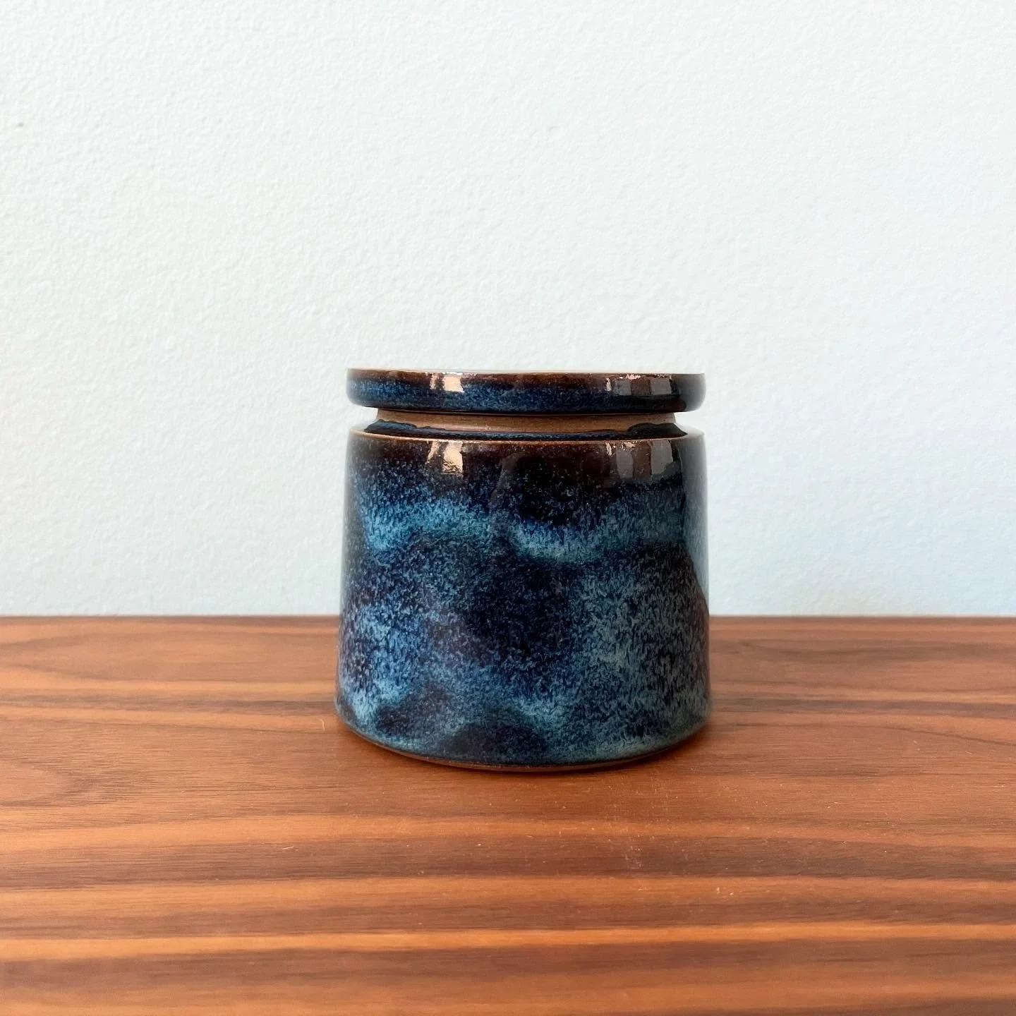 I&rsquo;m in a bit of a lidded forms moment right now, so expect more things like this soon! I made this as part of a set of 8th anniversary gifts for my wife. One of the traditional gift ideas for this year is pottery, which was a fun coincidence. 
