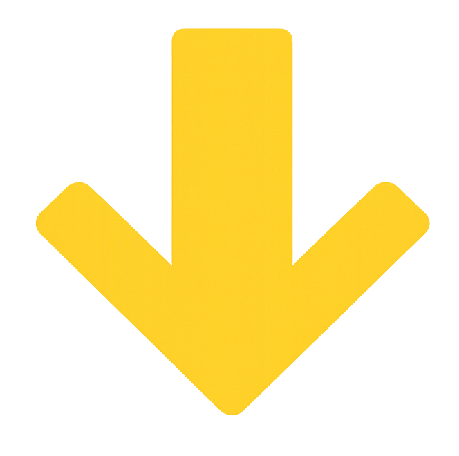 Large yellow downward arrow icon.