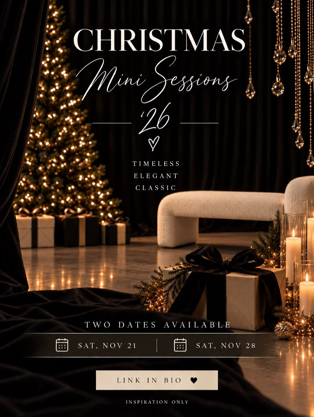We&rsquo;re so excited to unveil our vision for Christmas Minis 2026. ☺️

Three thoughtfully designed holiday looks, luxurious black, festive Candyland, and our timeless Christmas bedroom.

A little something for every holiday story. 
 Visit our webs