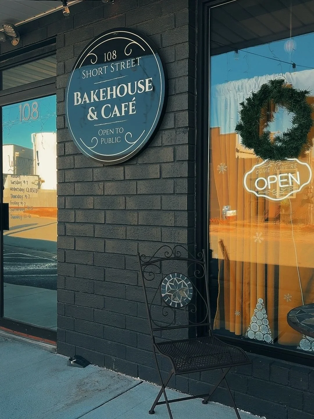 Our space @shortstreetbakehouse is a whole vibe. 
#coffee #kernersvillecoffee #triadbookstore #triadnc
