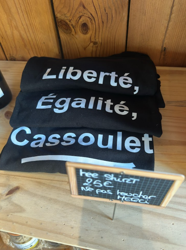 T-shirt  Marty "Liberté, Égalité, Cassoulet"