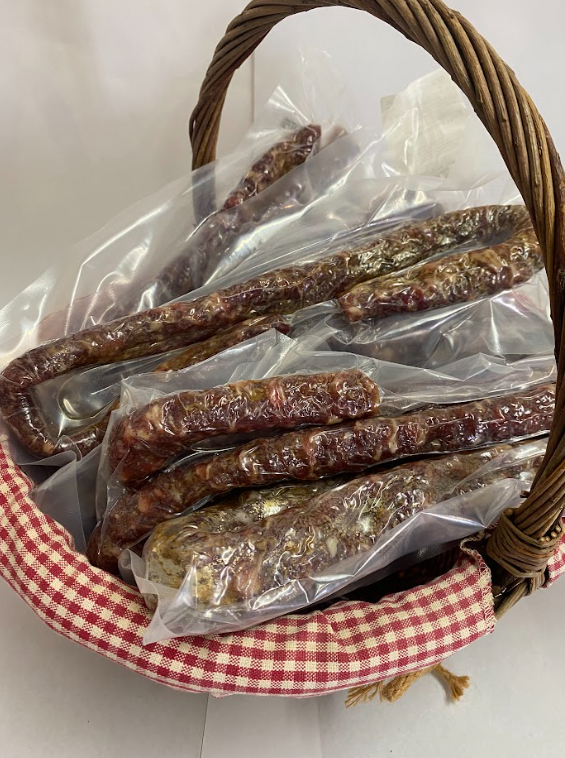 Saucisse sèche sous vide