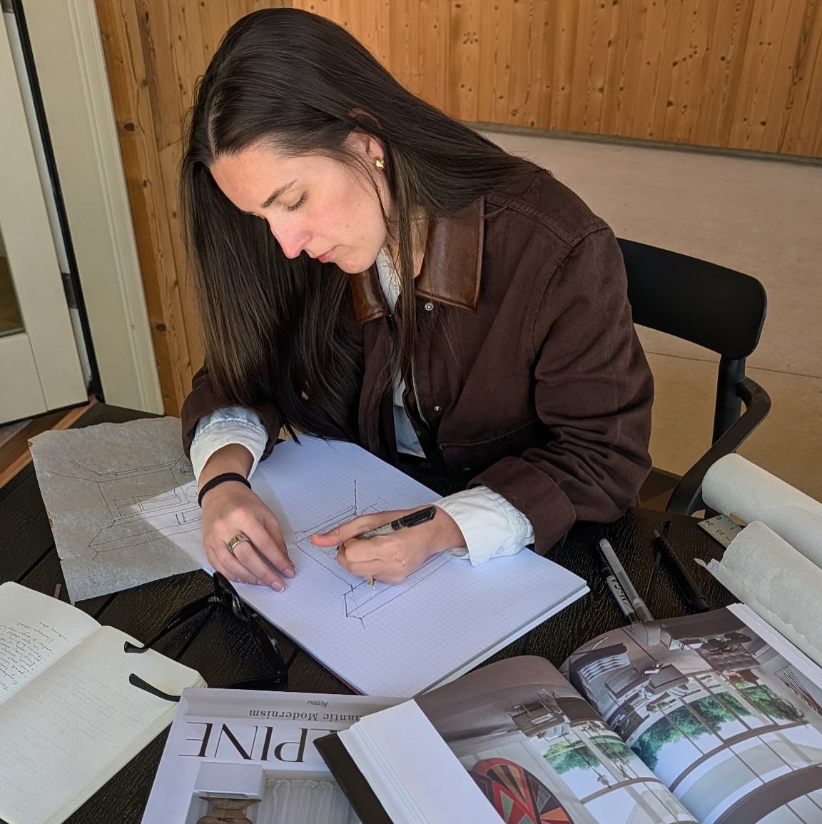 this weather has me caught in my happy place. on the porch, sketching, and dreaming.