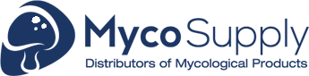 MycoSupply logo with a blue mushroom icon and company name