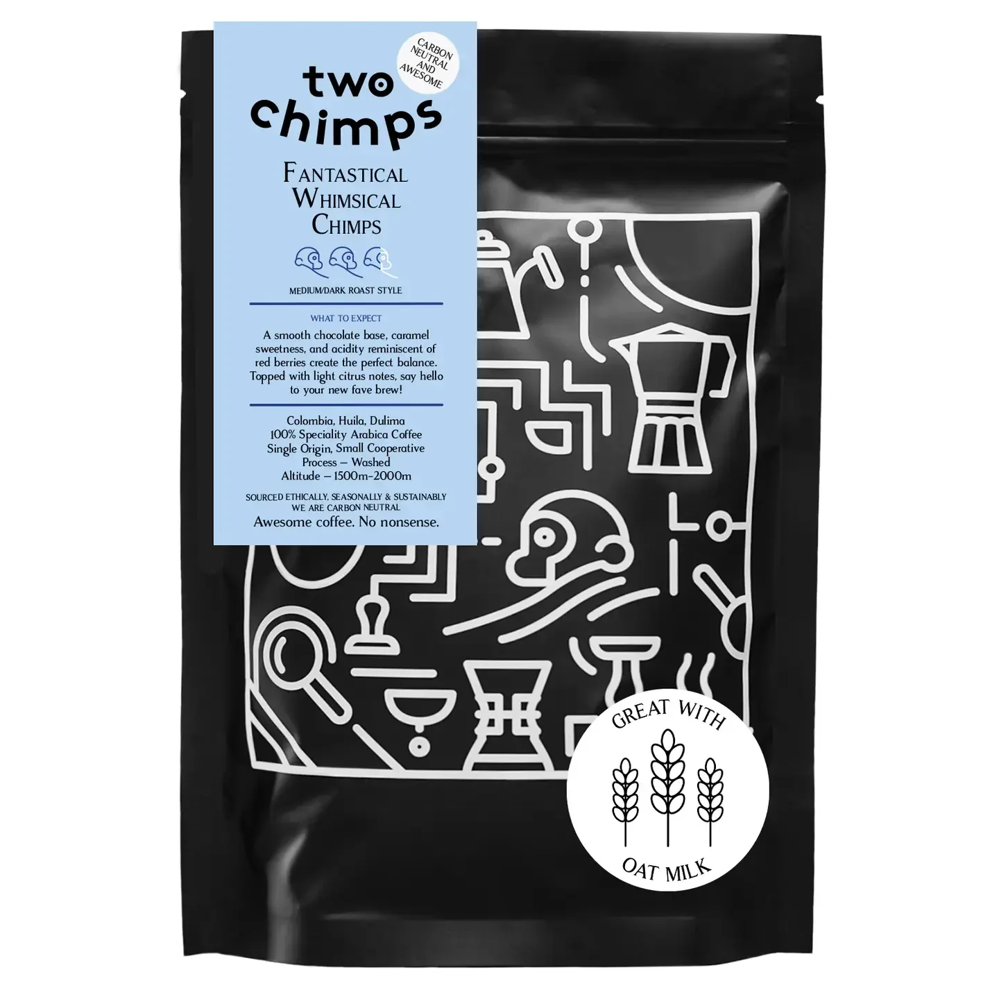 Two Chimps Coffee Colombia.webp