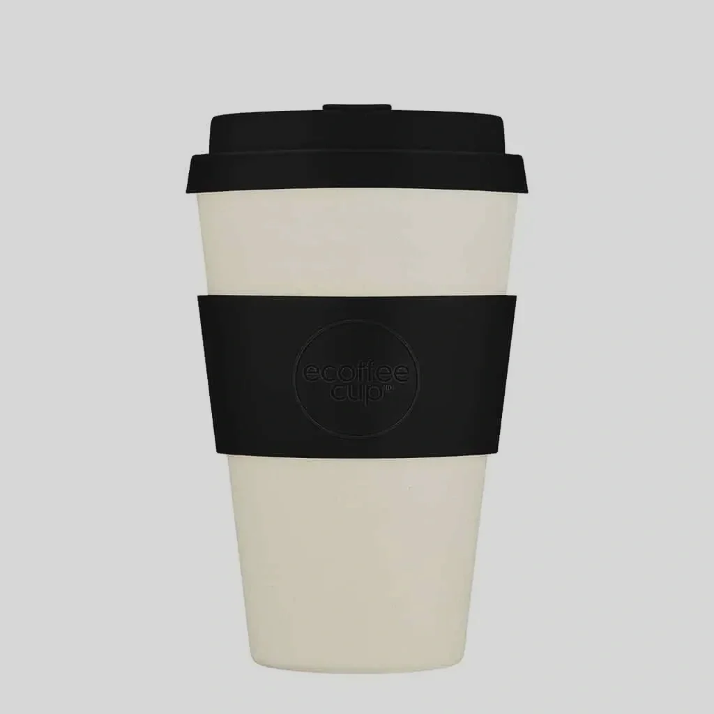 Black Nature Reusable Cup 400ml | Ecoffee cup