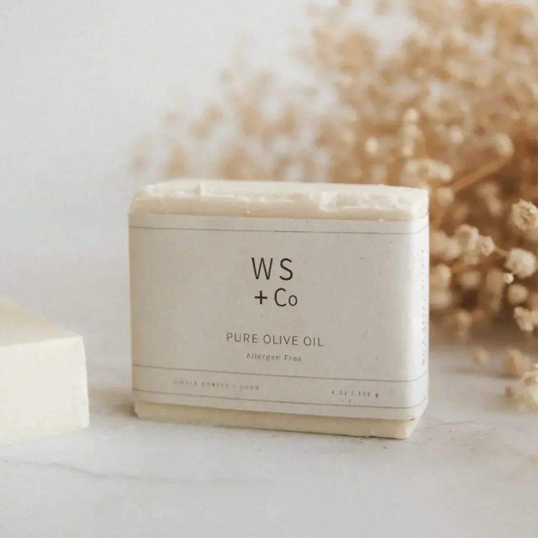 Pure Olive Oil Natural Soap Bar | Wild Sage + Co