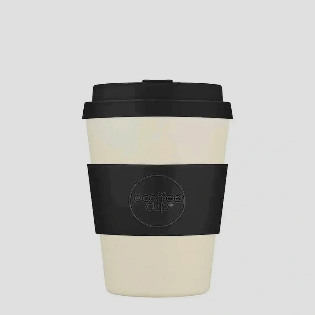 Black Nature Reusable Cup 350ml | Ecoffee cup