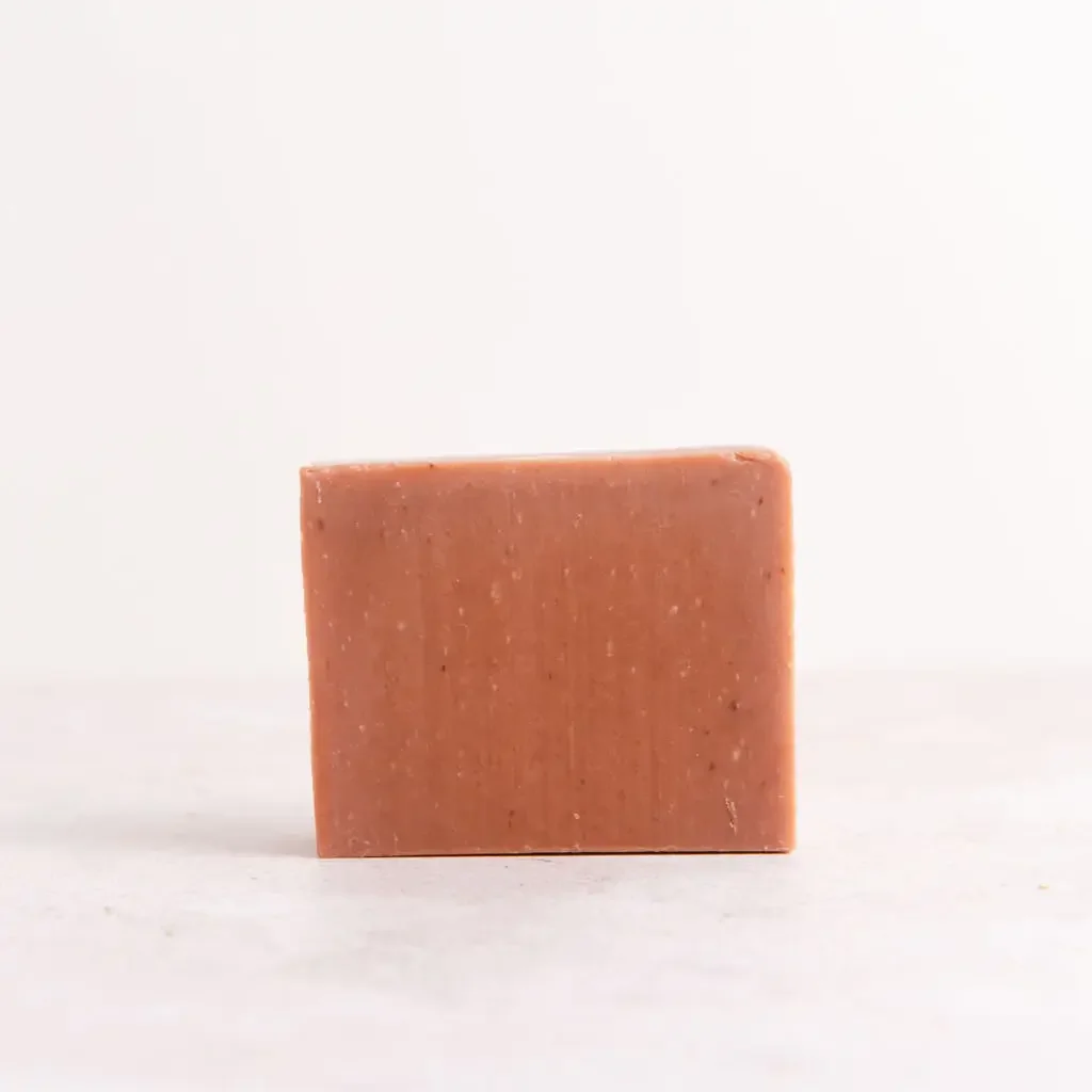 Three Flowers + Clay Soap bar naked.webp