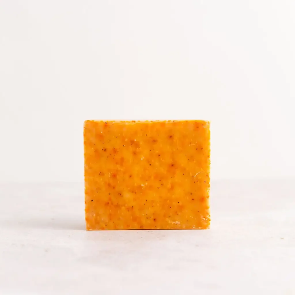 Sweet Orange + Lavender Soap bar naked.webp