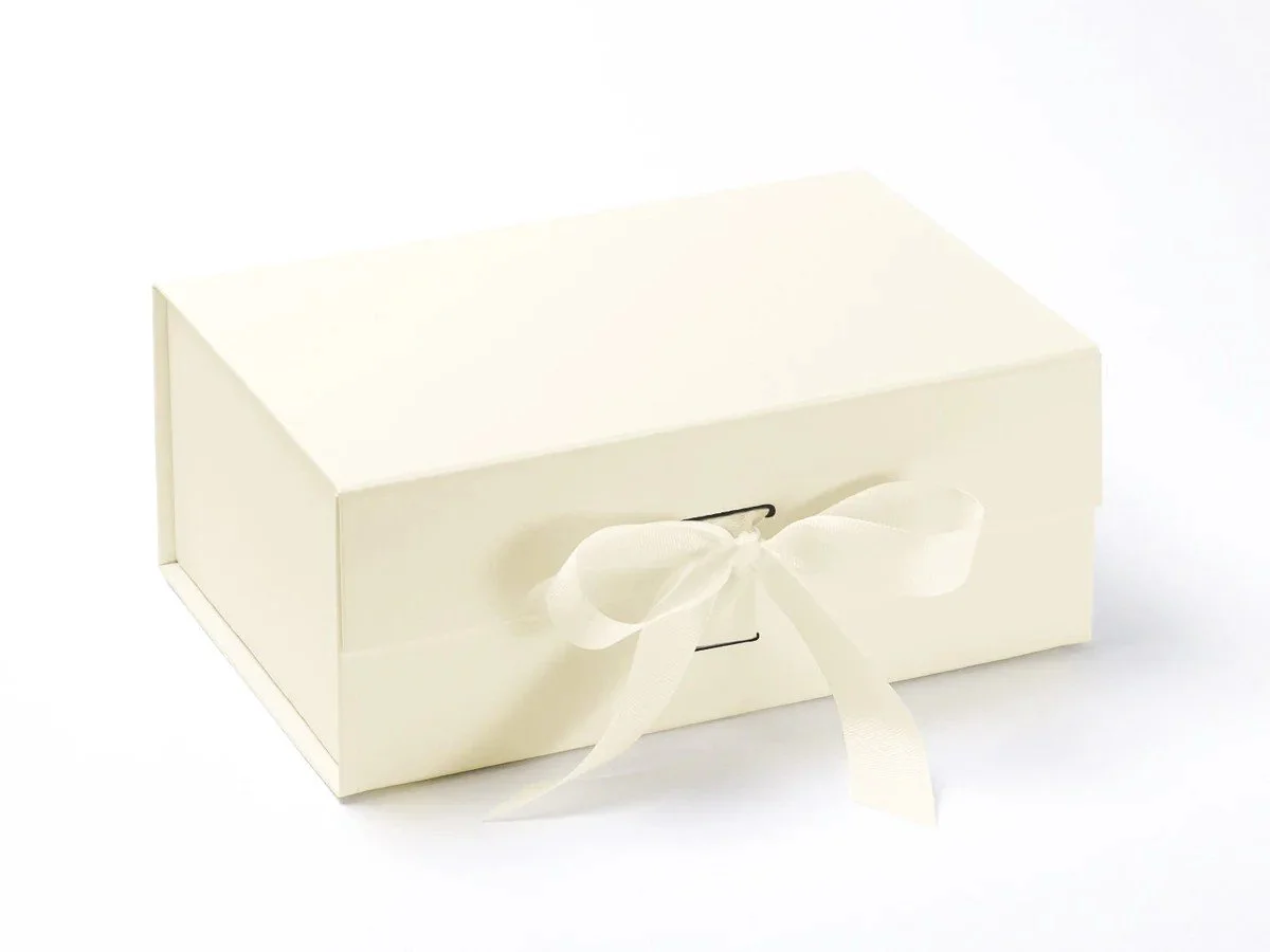 Luxury Small Pale Ivory Keepsake Gift Box