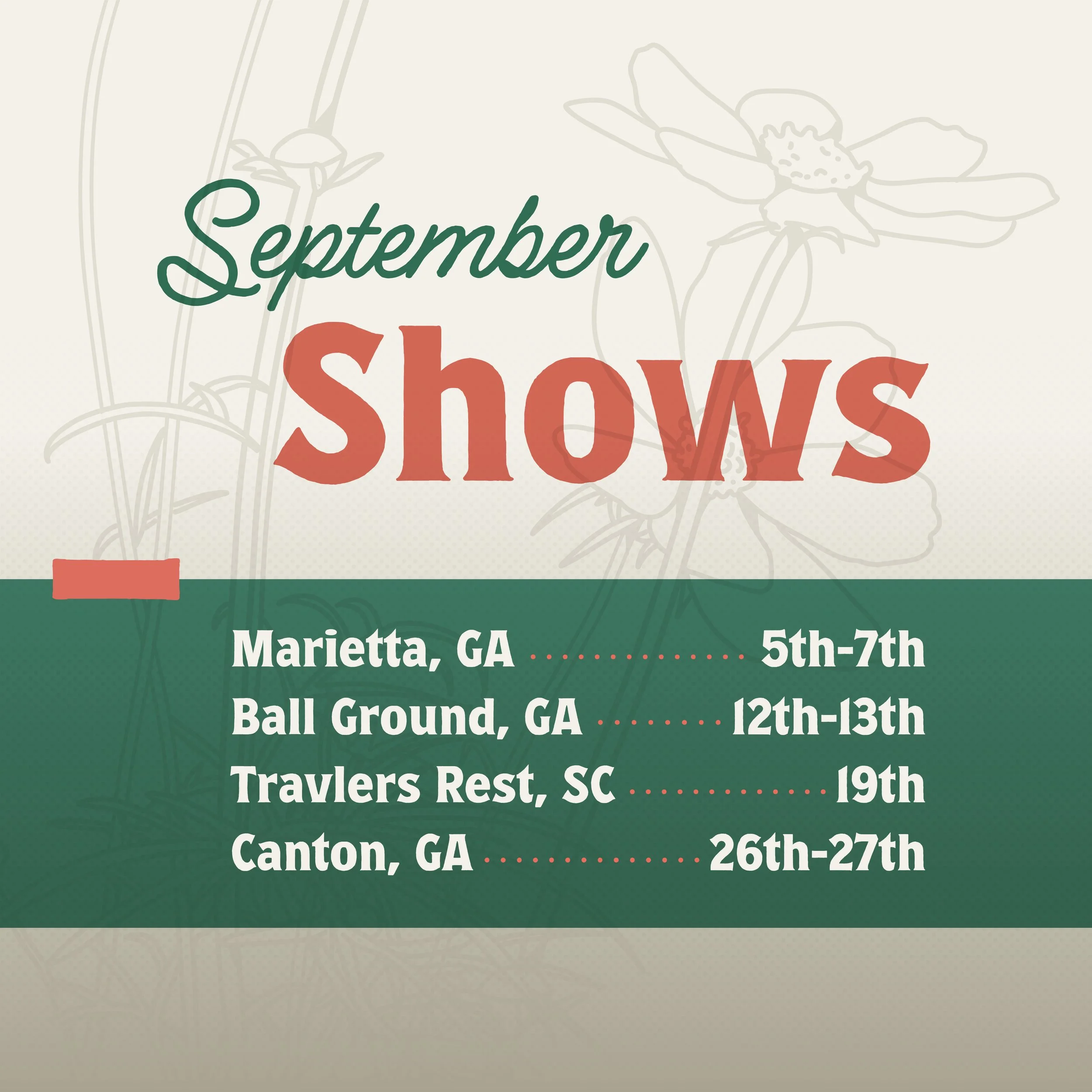 September Shows