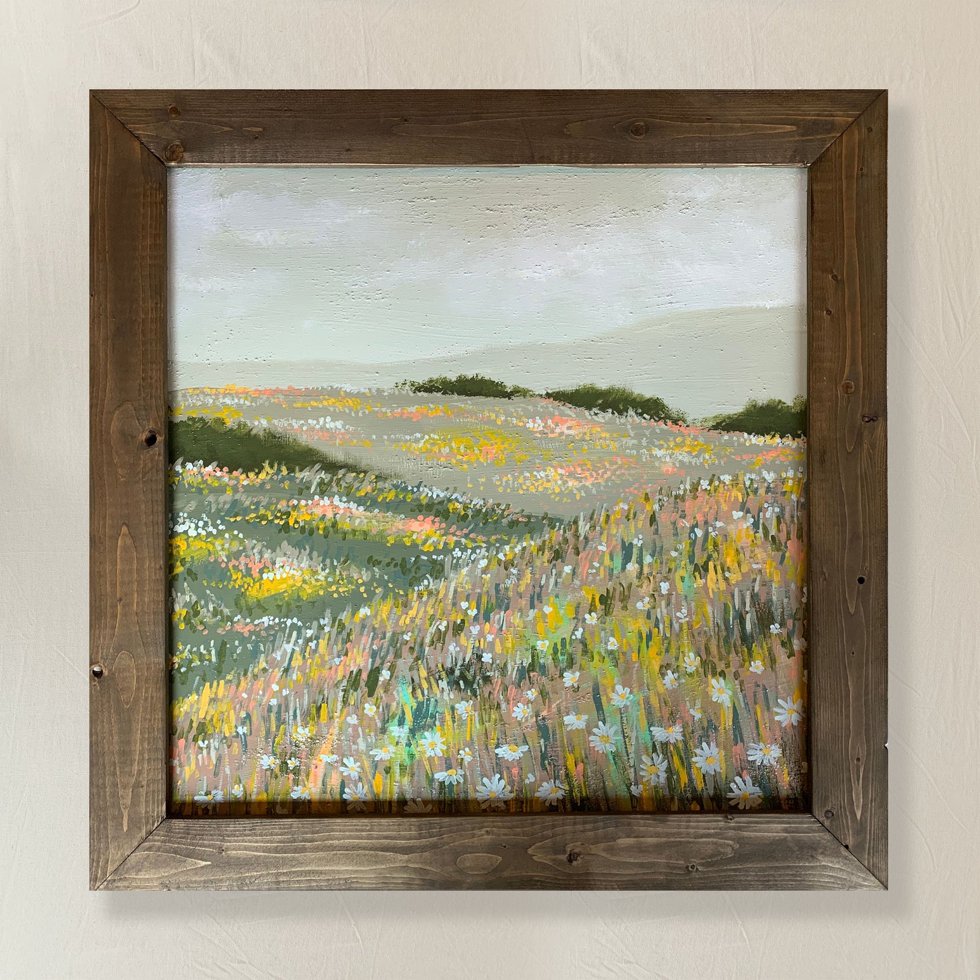 Meandering Knolls - 32" x 32"