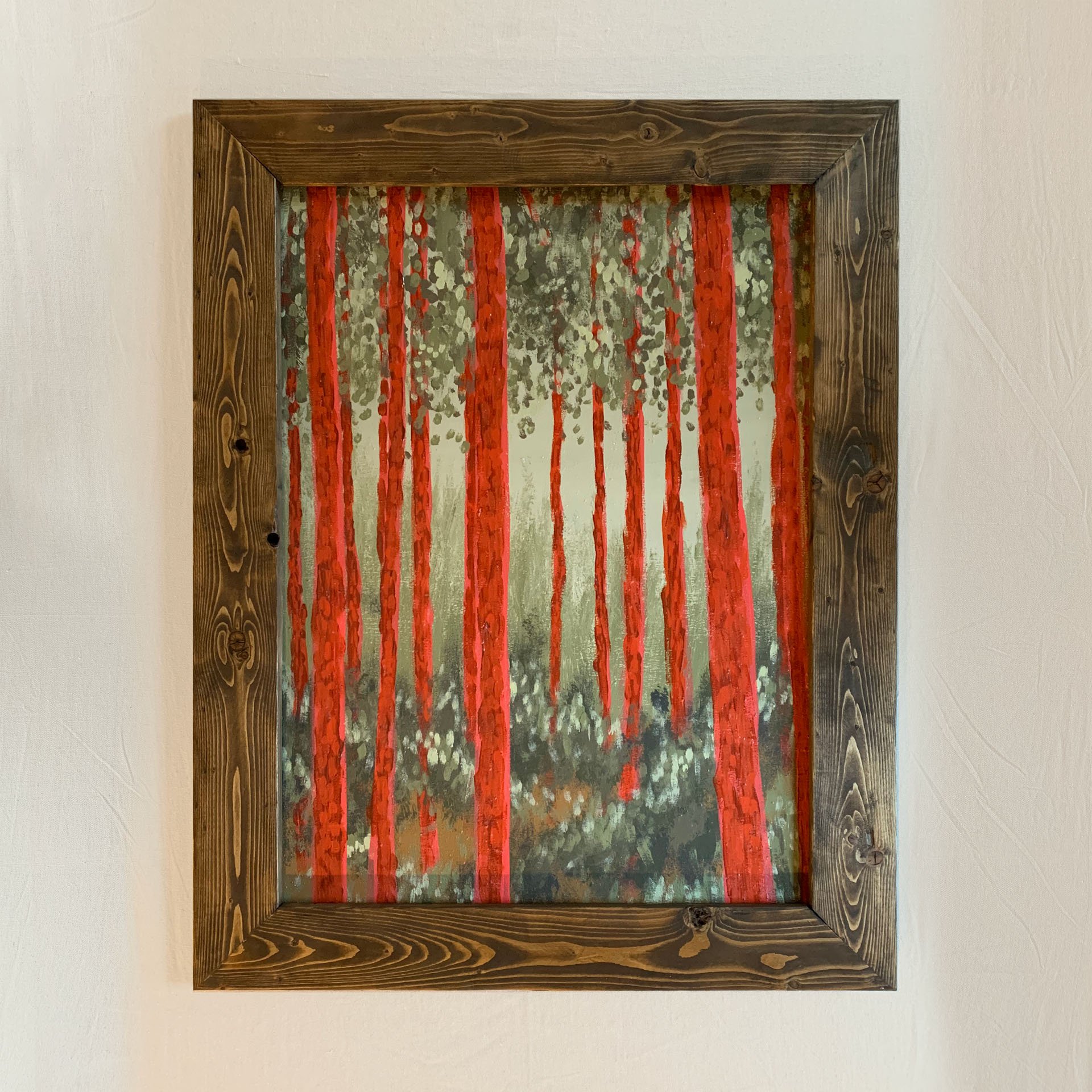Red Wood - 24" x 32"