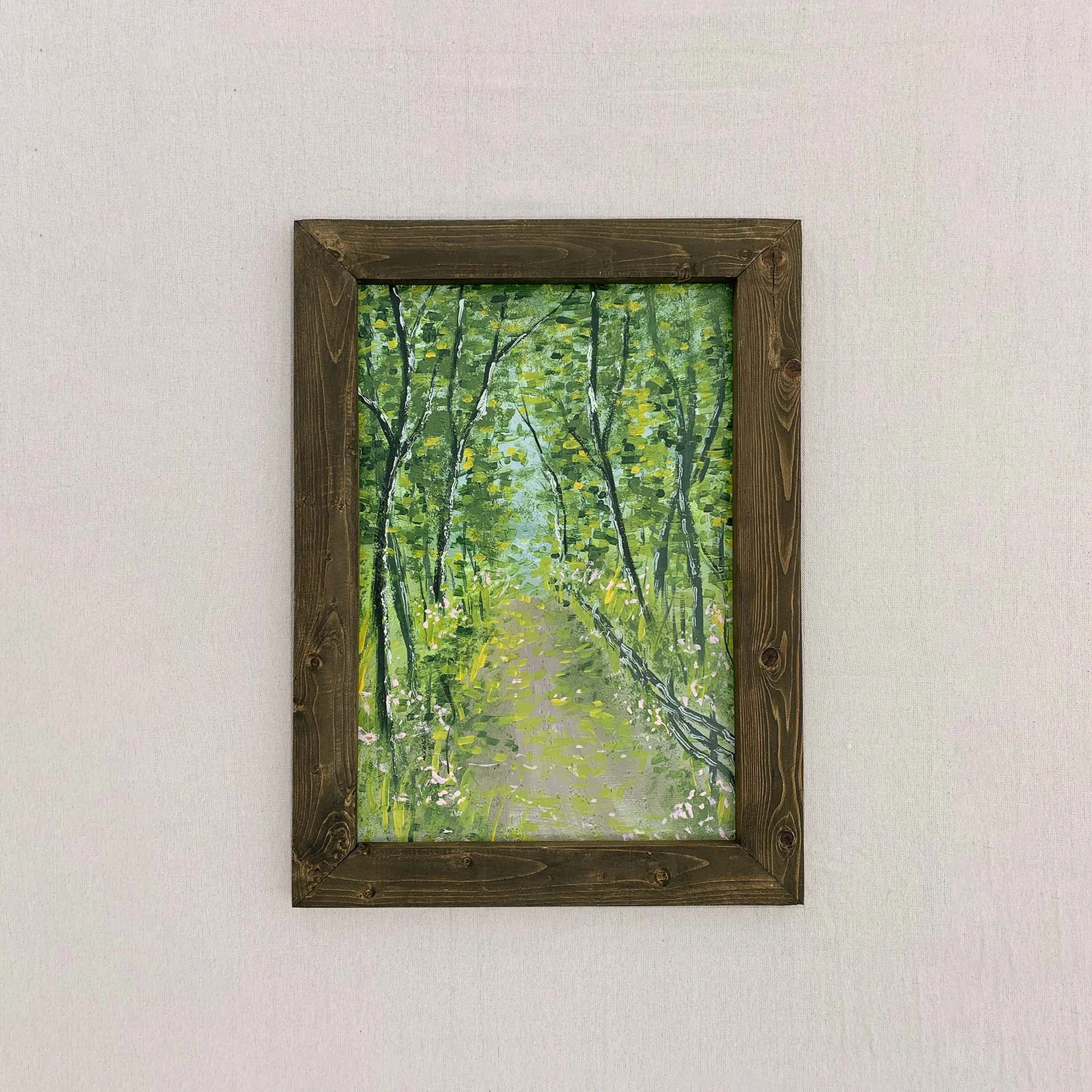 The Happy Hiking - 16" x 24"