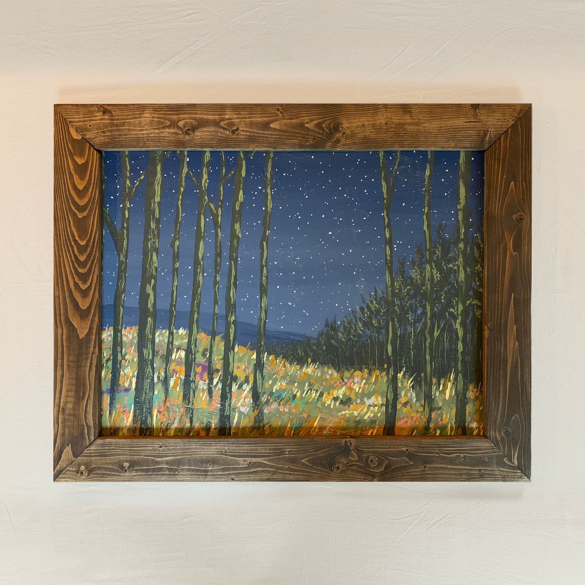 Night Woods - 32" x 24"