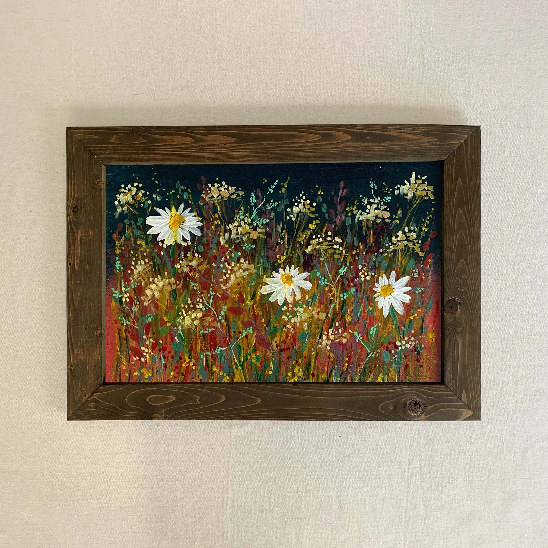 Three Daisies - 24" x 16"