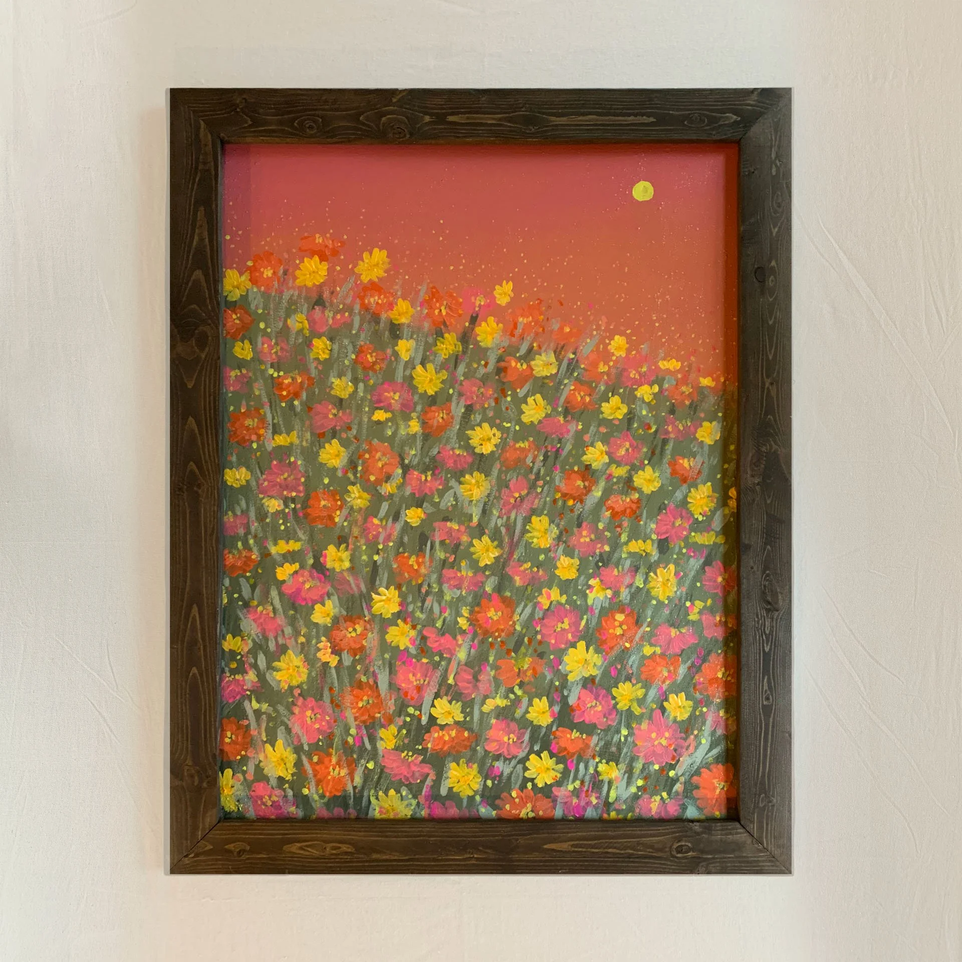 Sherbert Field - 32"x24"