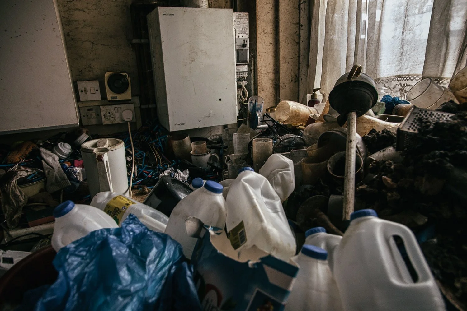 Some of the people I met had lived with hoarding behaviours for decades. Many had been through trauma, loss, or periods of profound instability. The accumulation became a shield, a structure, a form of coping. But it also became a prison. And yet, w