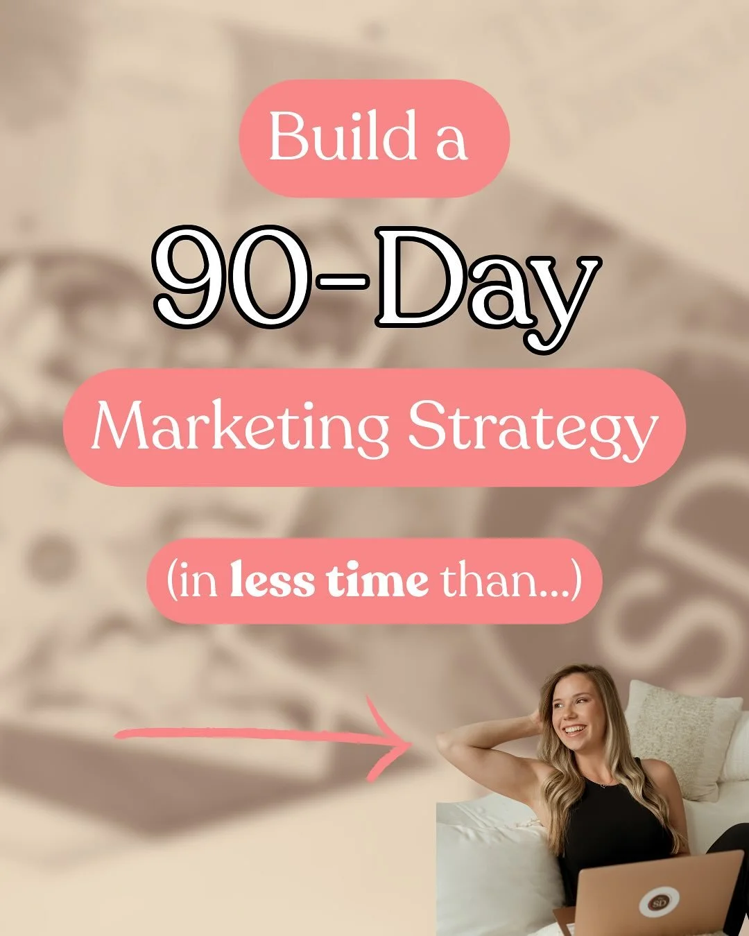 All I'm saying is, it could take you less time than all of the above to map out your next quarter of marketing in your business 🤷🏼&zwj;♀️

That's 3-months of marketing compiled into 90-minutes.

Girl math, anyone???

Developing a marketing strategy