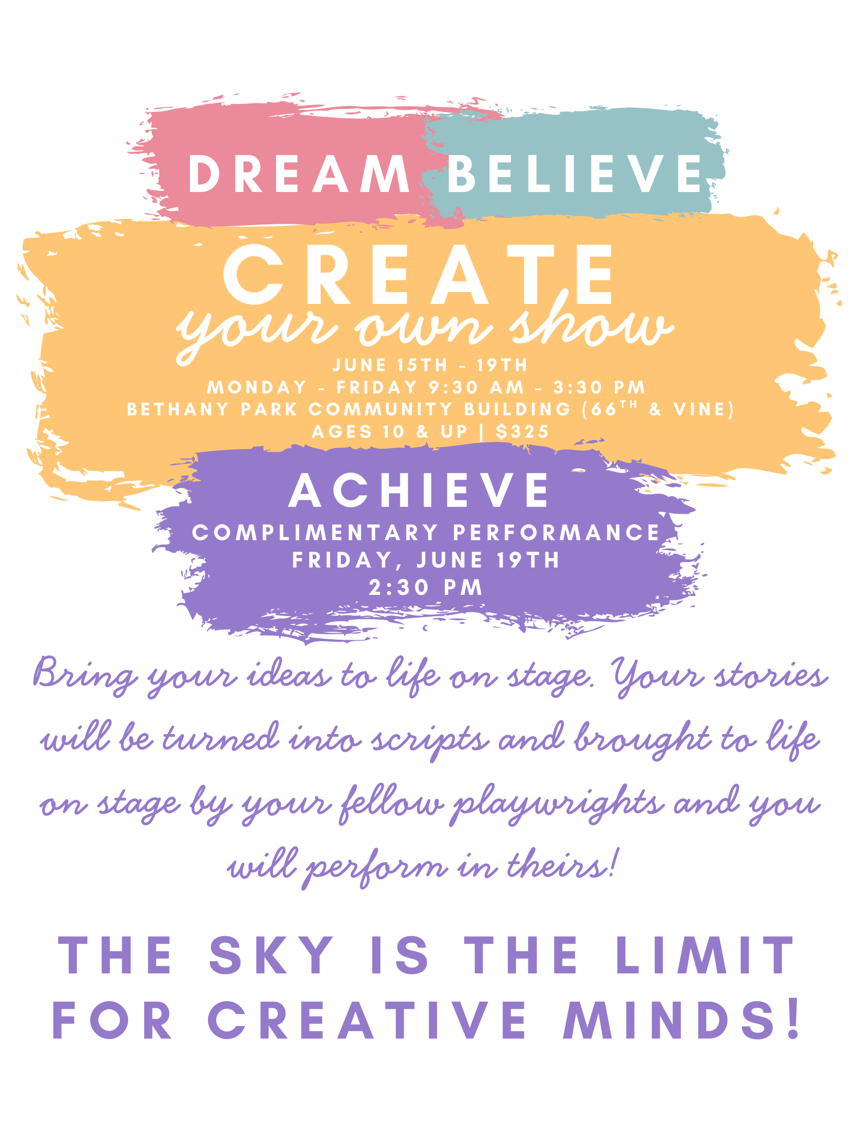 Create Your Own Show!