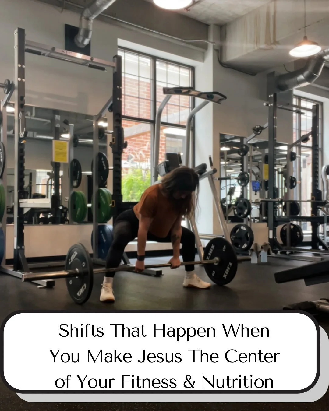 When we center our fitness + nutrition around Jesus, a shift in your approach to health goes from striving to surrender. You begin reaping mindset shifts &mdash; and with the stress lifted off yourself to do it all and instead glorify the One who cre