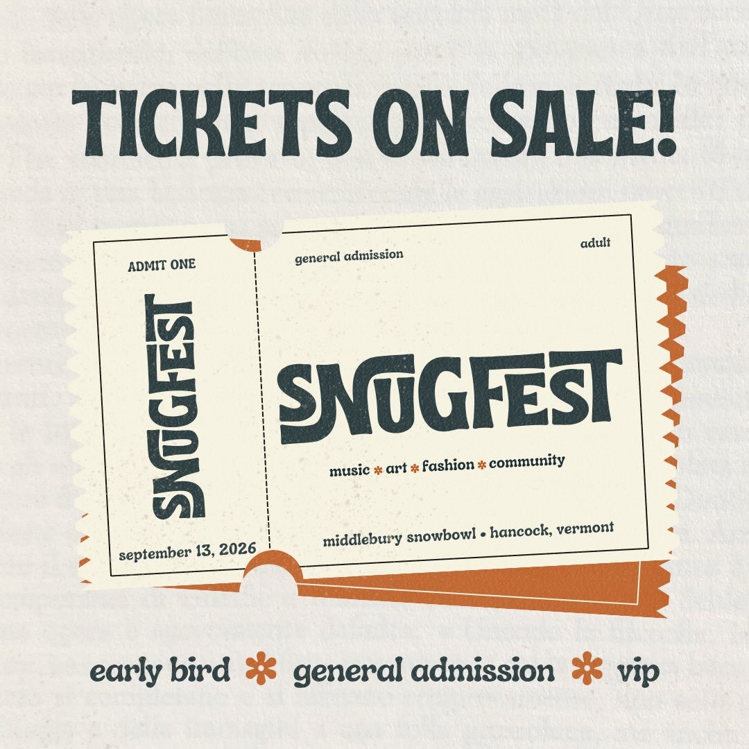 The wait is over&hellip; Snugfest 2026 tickets are officially on sale! 

Come dance with us on Sunday, September 13, 2026 at Middlebury Snowbowl in Hancock, VT for a day of incredible music. We&rsquo;re bringing an unforgettable lineup featuring Mike