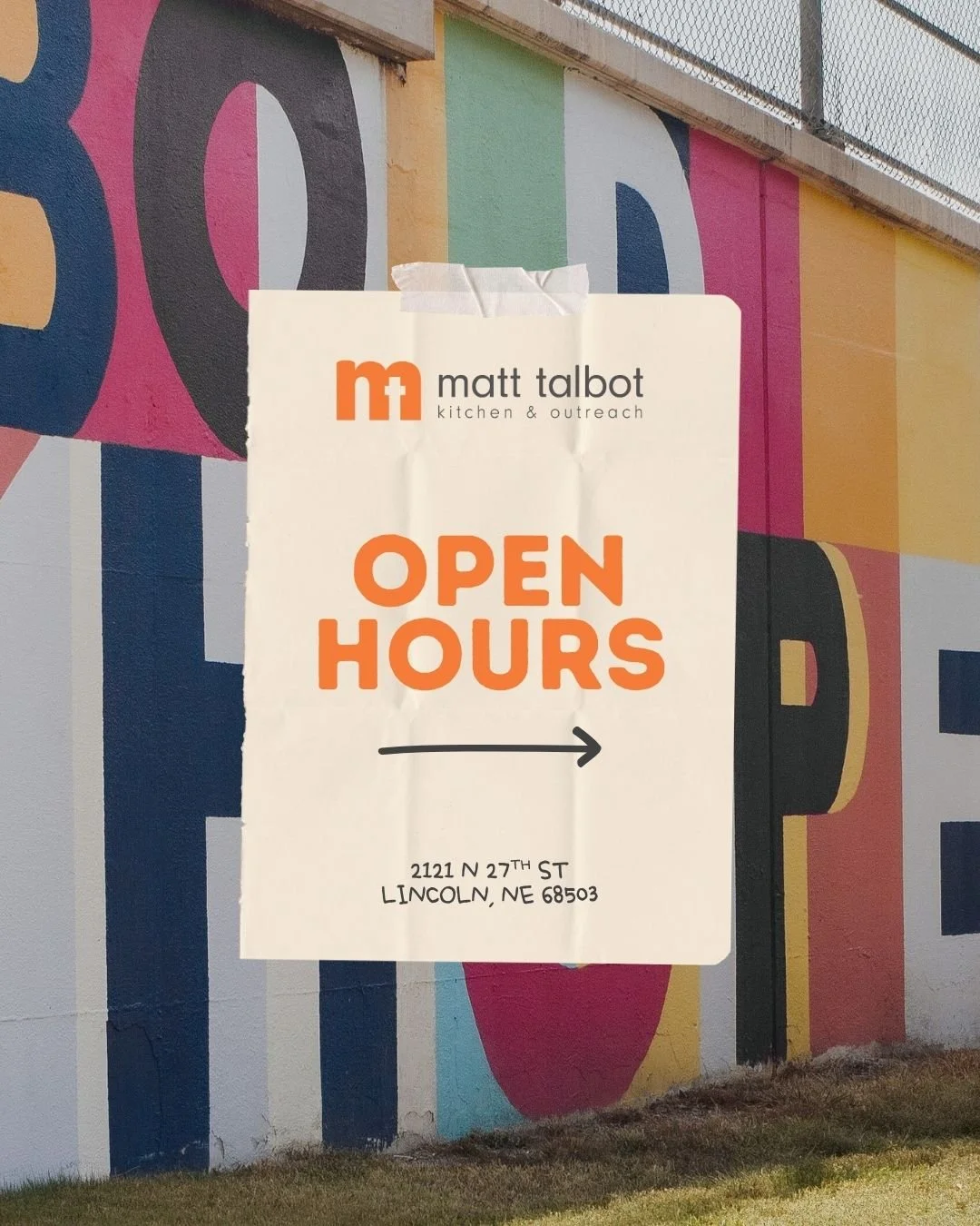 Here for you, every day. 🧡 

Swipe to see when our meal, outreach, pantry, and other services are open and available. If you or someone you know needs support, we&rsquo;re ready to help.