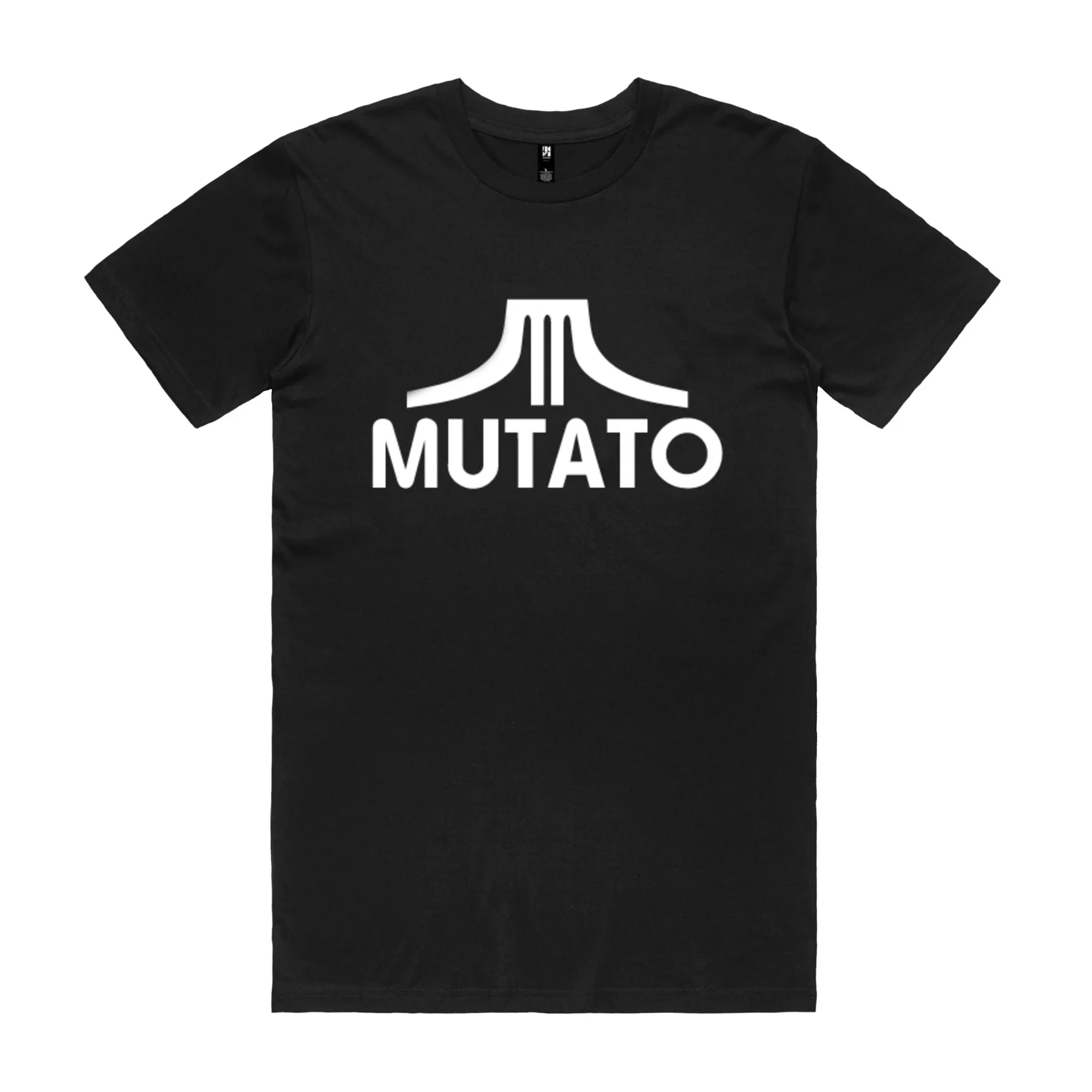 Mutato White Logo Black Heavyweight T-Shirt
