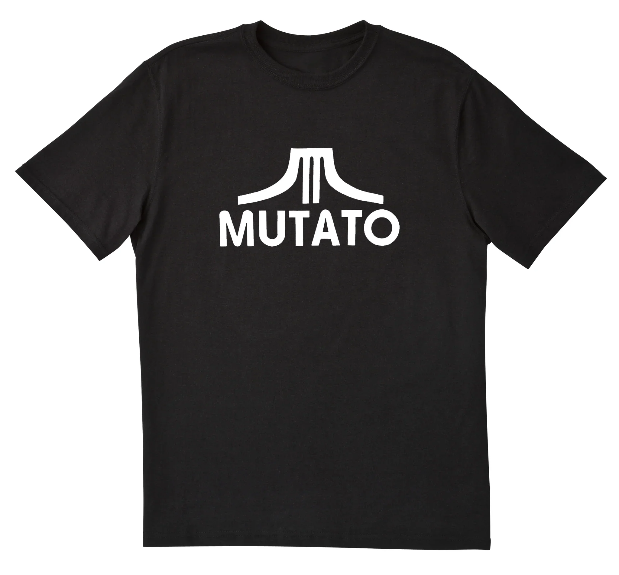 Mutato White Logo Black T-Shirt
