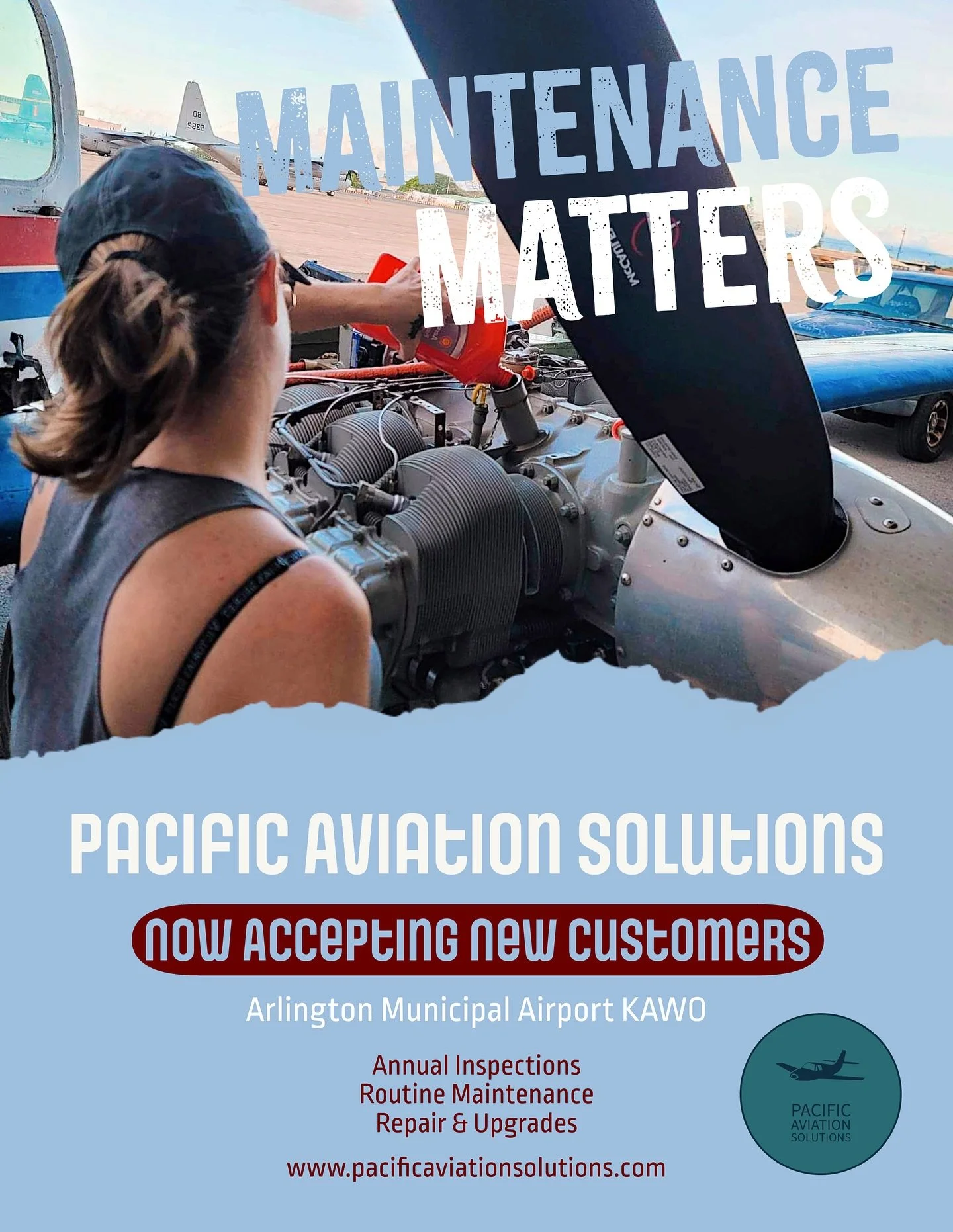 ✈️ Fun Fact: Did you know that proper aircraft maintenance isn&rsquo;t just about fixing things when they break? Regular inspections and upkeep actually extend the life of your aircraft, improve performance, and ensure every flight is as safe and smo