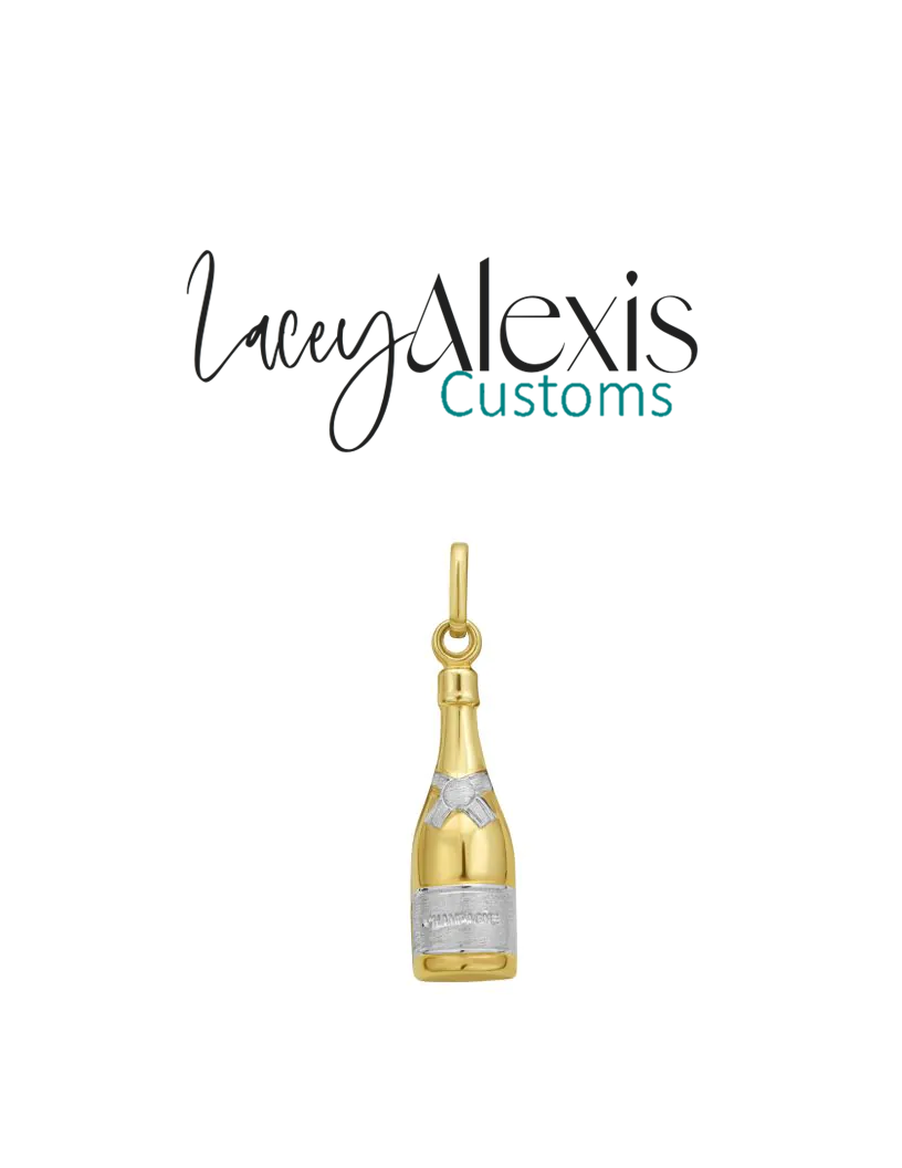 Moments to Celebrate, Champagne Bottle Charm