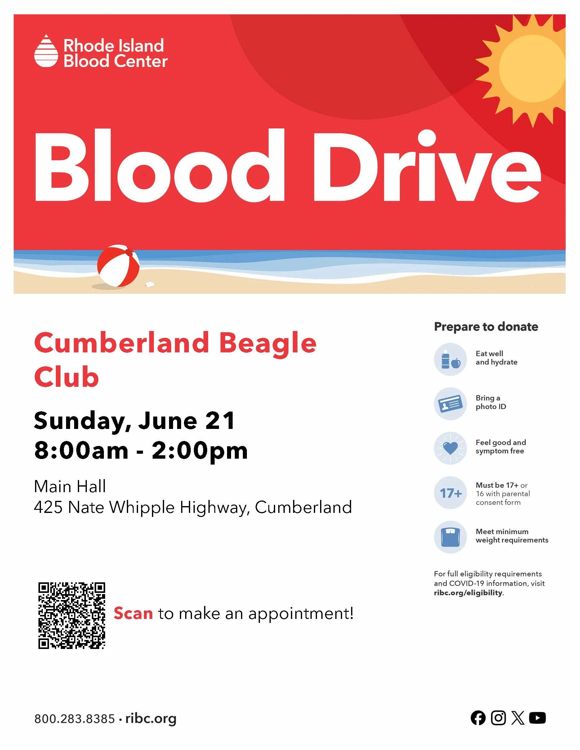 RI Blood Center Blood Drive