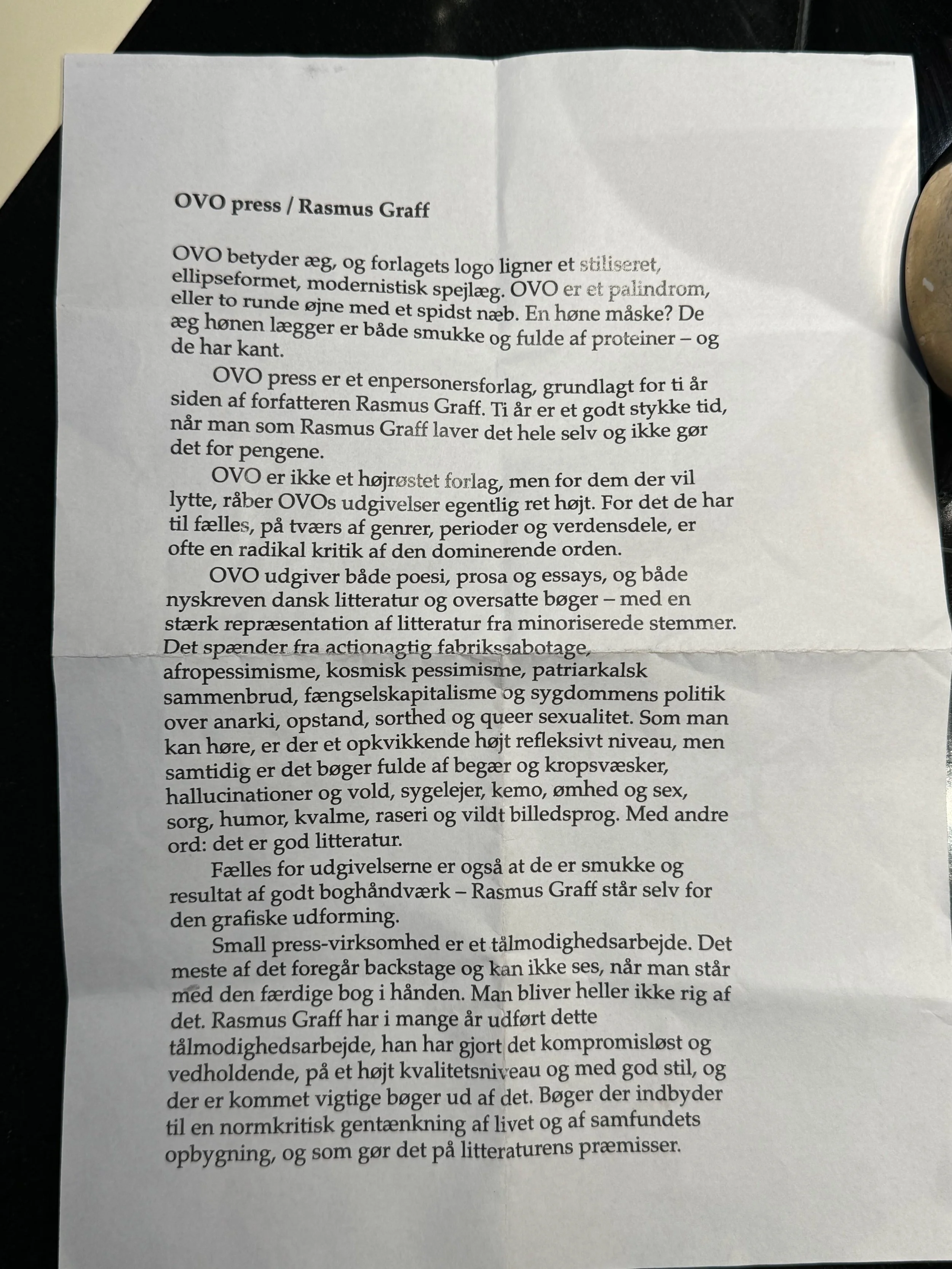 Pristale | Asger Schnack Prisen 2024