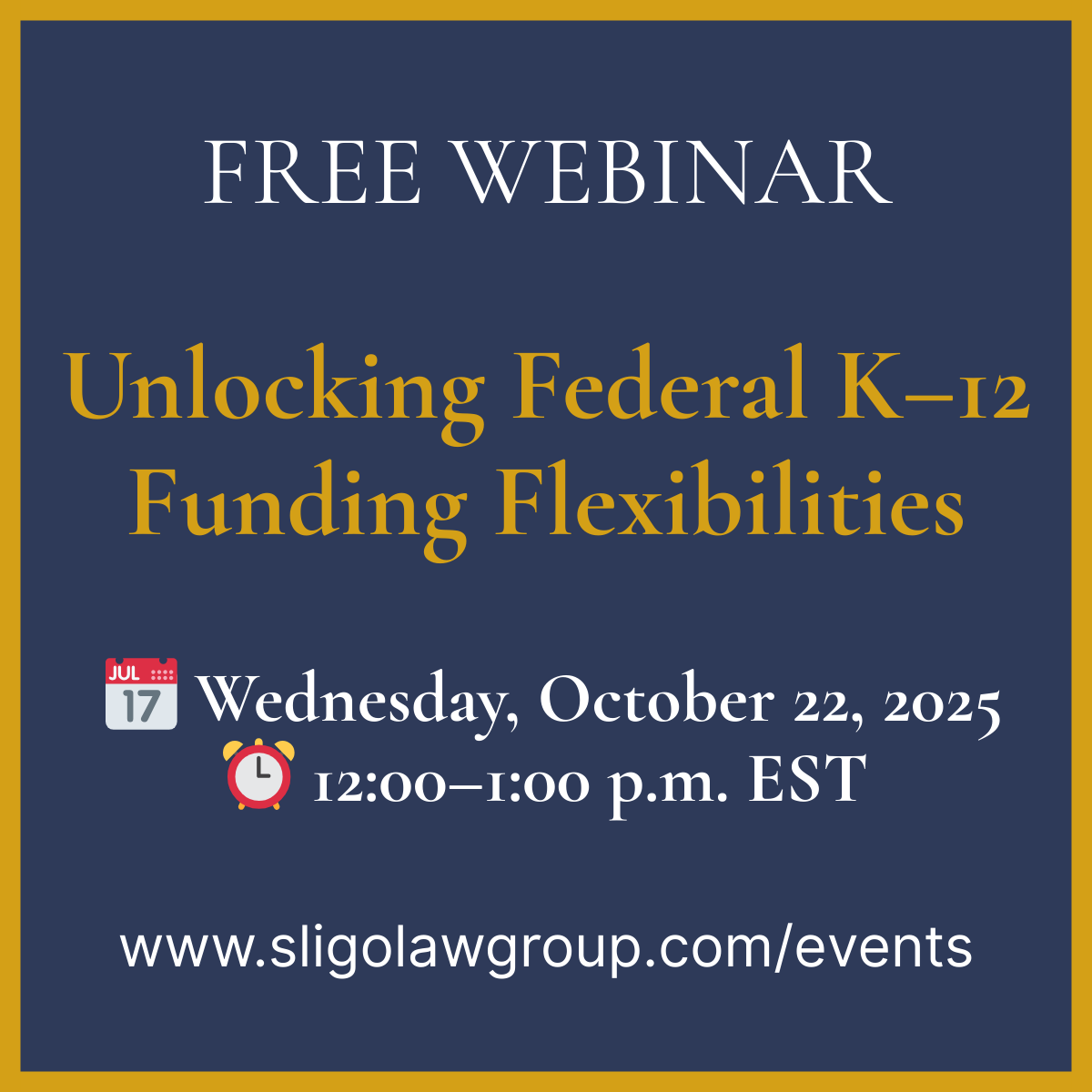 Unlocking Federal K–12 Funding Flexibilities