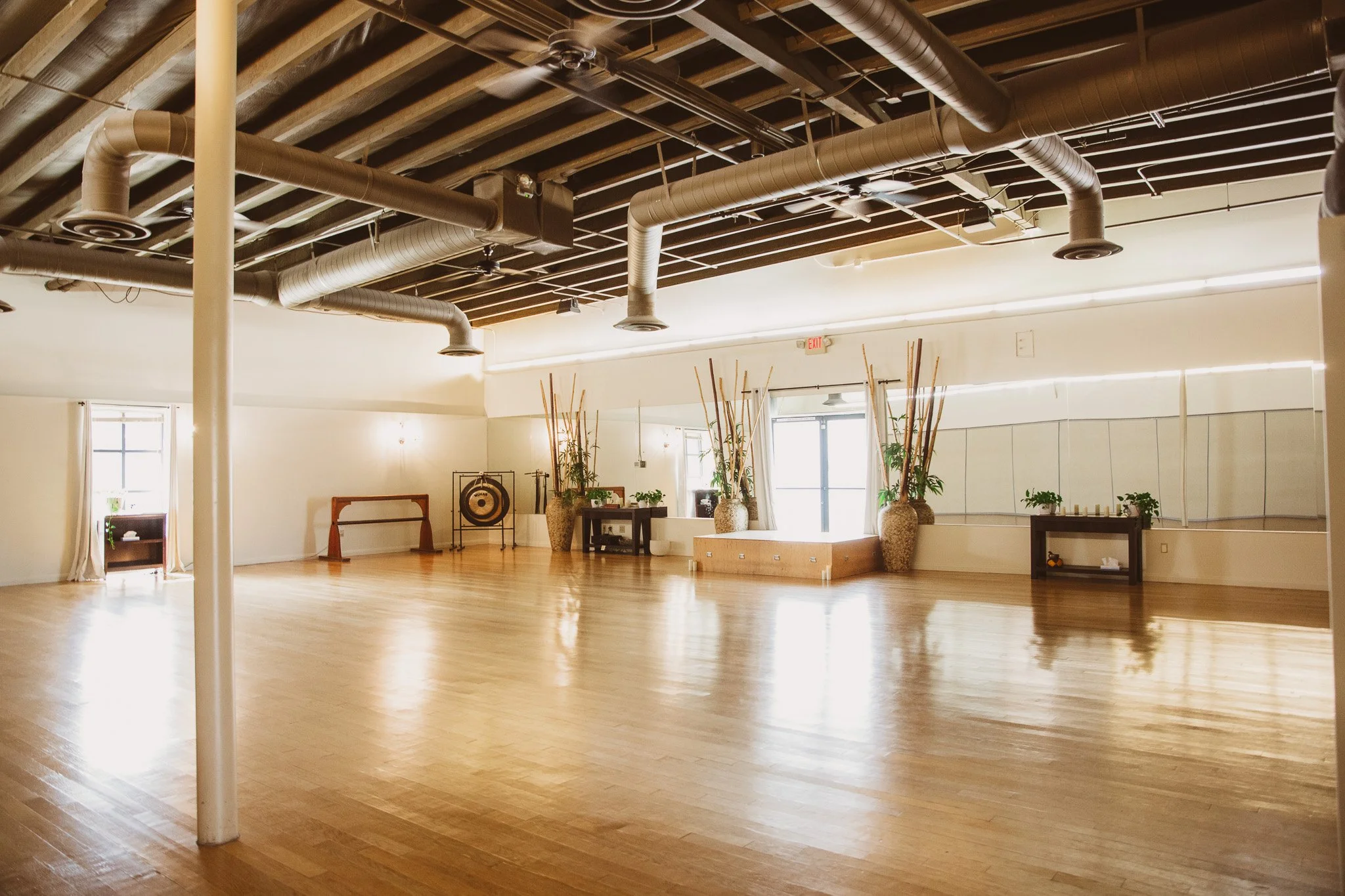 Main Yoga Room at The Sanctuary