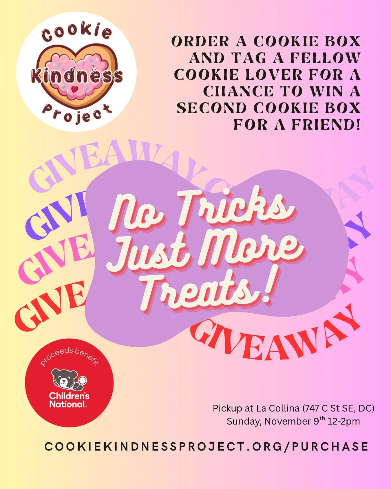 #giveaway GIVEAWAY!!! We are giving away a SECOND COOKIE BOX to one lucky cookie lover!!! To ENTER, order your cookie box at CookieKindnessProject.org/Purchase and tag a fellow cookie lover in the comments below! We are looking to spread the word, th