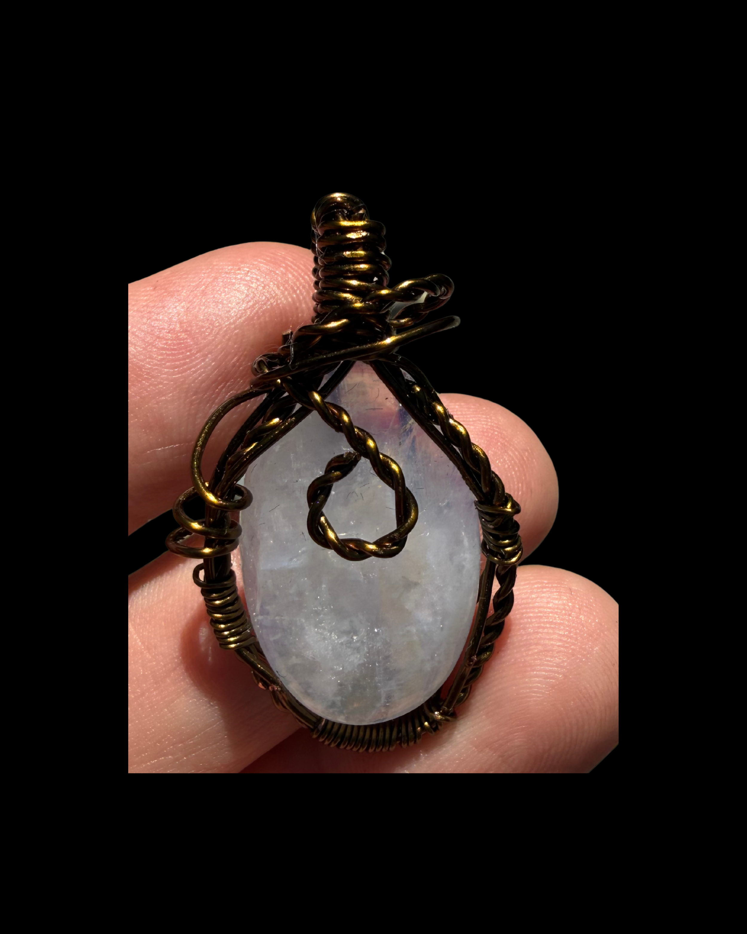 Rainbow Moonstone Pendant