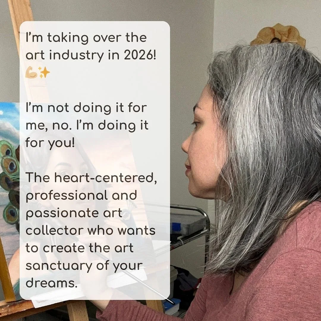 I&rsquo;m taking over the art industry in 2026! 💪🏼✨&nbsp;

I&rsquo;m not doing it for me, no. I&rsquo;m doing it for you! The heart-centered, professional and passionate art collector who wants to create the art sanctuary of your dreams. 

Here&rsq