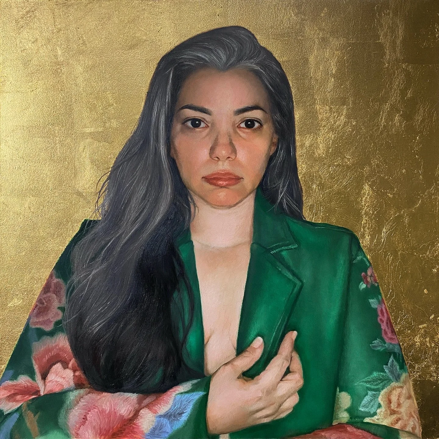 Today, I&rsquo;m continuing my artwork spotlight series with one of my favorite paintings: Efflorescent (Self-Portrait). 

The idea came to me as an homage and modernization of Albrecht Durer&rsquo;s Self Portrait at the Age of 28.

Durer painted it 