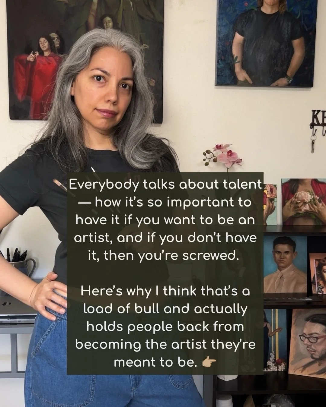 Everybody talks about talent &mdash; how it&rsquo;s so important to have it if you want to be an artist, and if you don&rsquo;t have it, then you&rsquo;re screwed. 

Here&rsquo;s why I think that&rsquo;s a load of bull and actually holds people back 